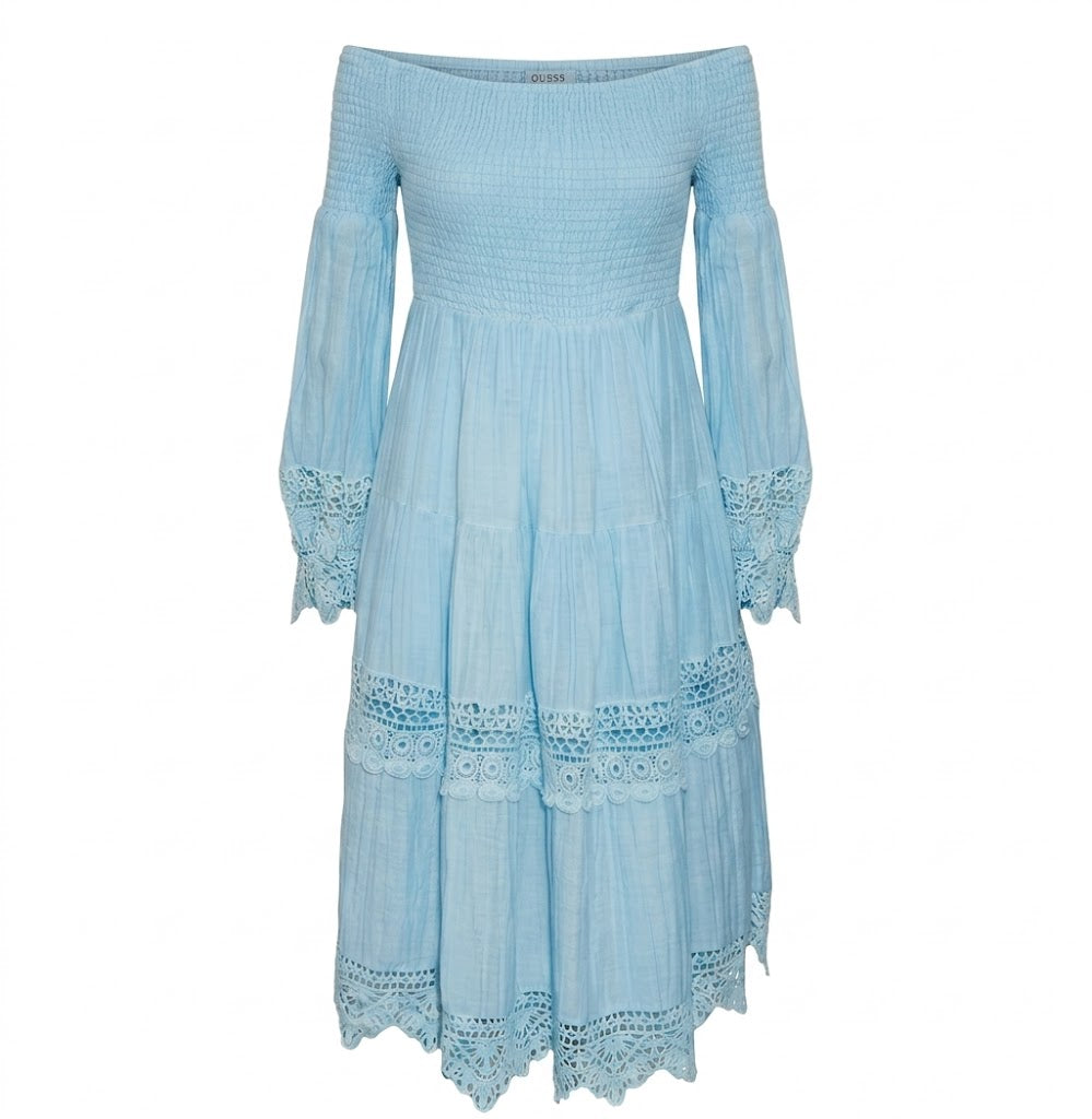 Guess Vestido Amberlee Escote Bardot