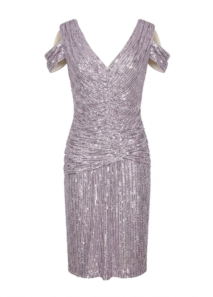 HAYA Vestido de Fiesta con Lentejuelas