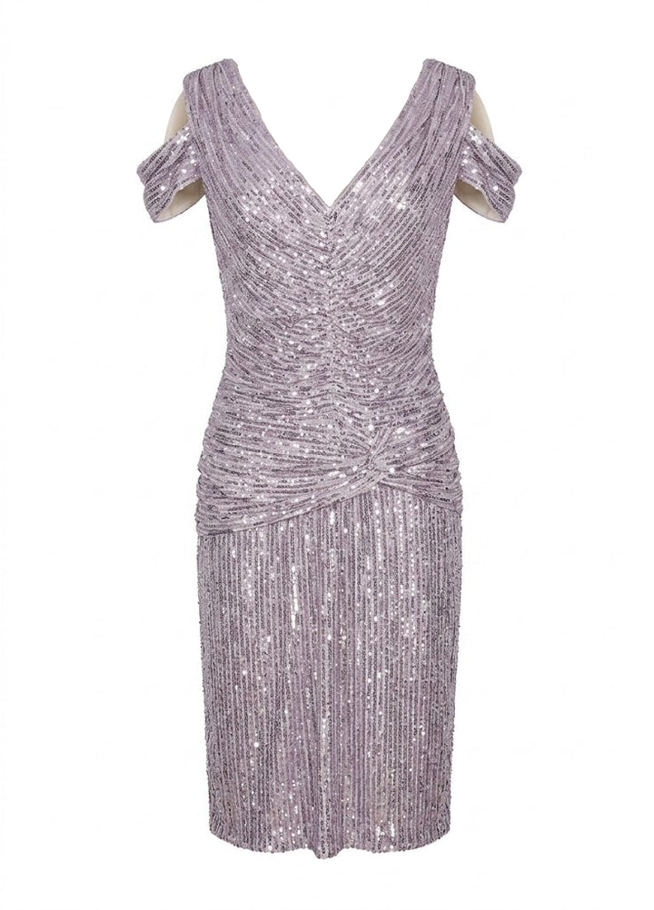 HAYA Vestido de Fiesta con Lentejuelas