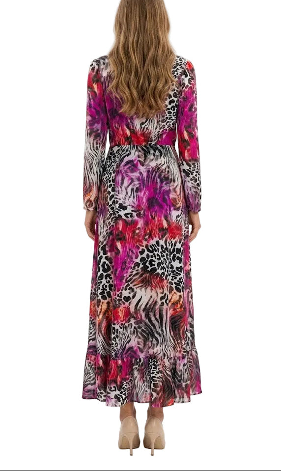 Eco Guess Vestido Animal Print
