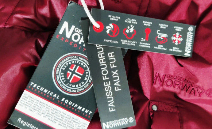 Geographical Norway  Chaqueta Burgundy