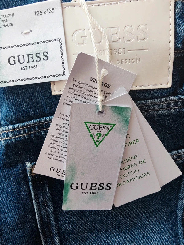 Guess Vaqueros straight 80s Guess Eco