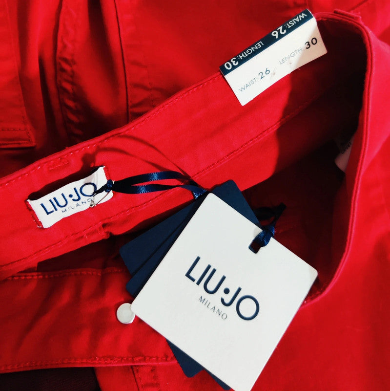 Liu Jo Pantalon Vaquero Rojo