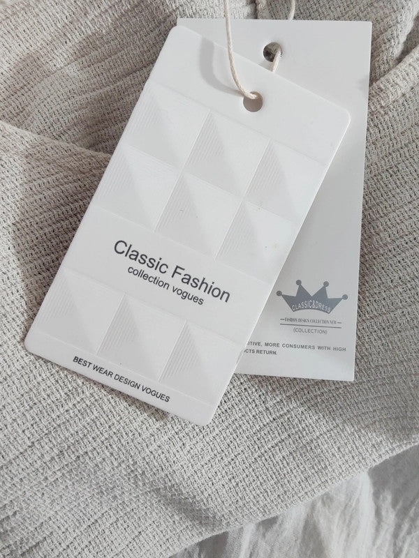 Classic Fashion Vestido Flowy con Top Corto