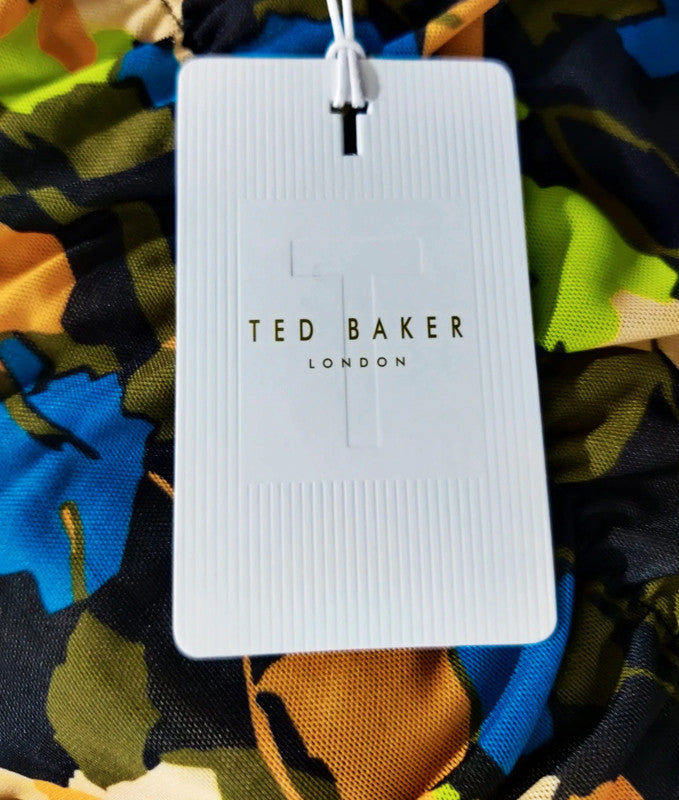 Ted Baker Vestido Estampado Floral Abstracto