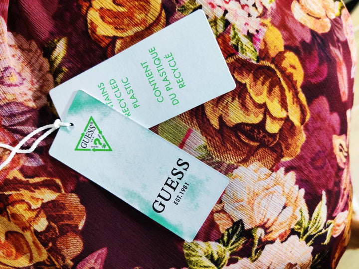 Guess Eco Vestido Lama Floral