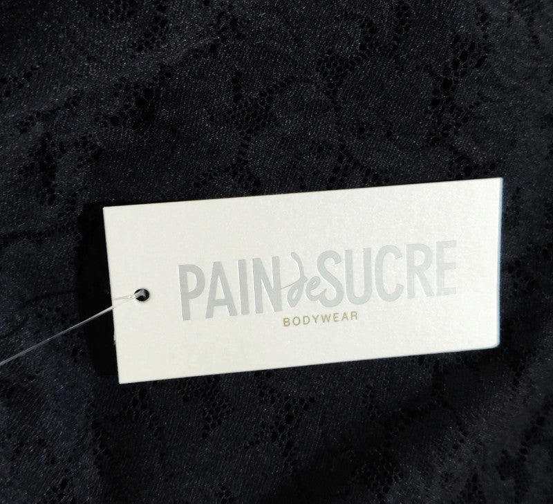 Pain de Sucre Falda Negra Larga de Encaje AJYA