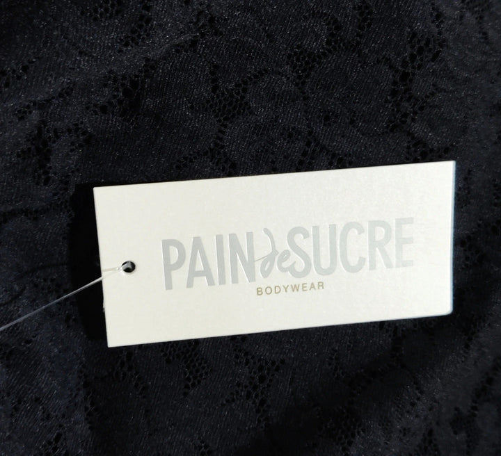 Pain de Sucre Falda Negra Larga de Encaje AJYA