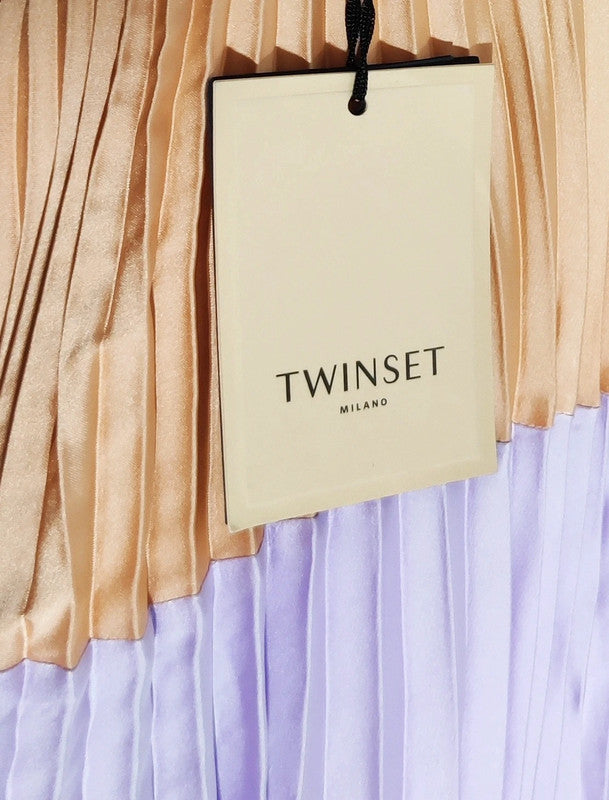 Twin Set Falda Plisada Multicolor