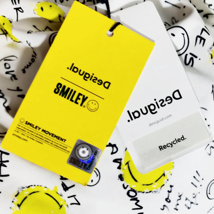 Desigual  Bañador Blanco Smiley