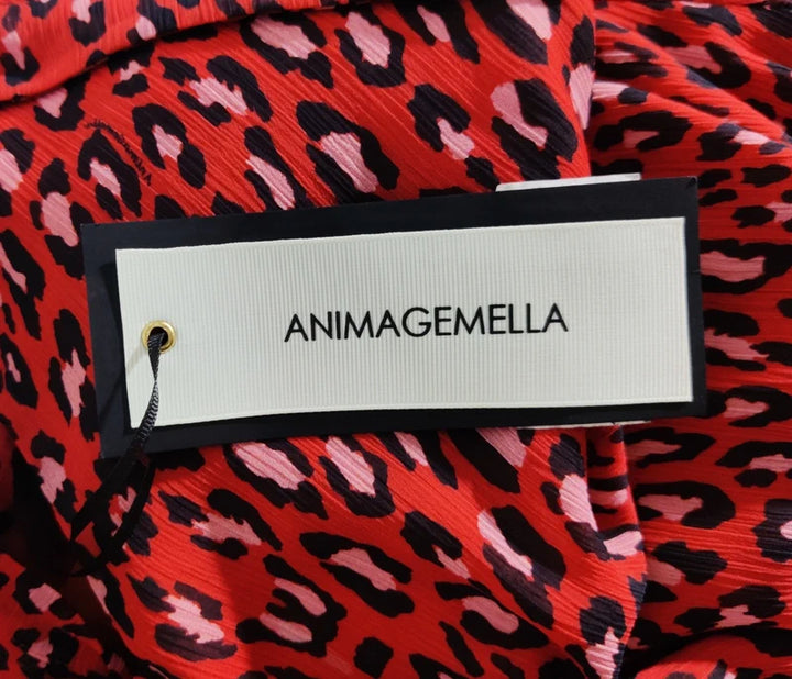 Animagemela Vestido Maxi Leopard Print