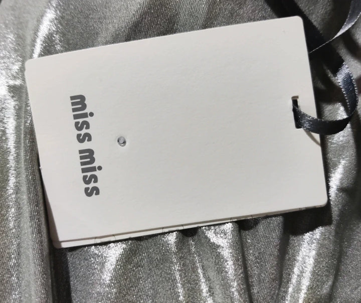 Miss Miss Blusa Metálica Drapeada