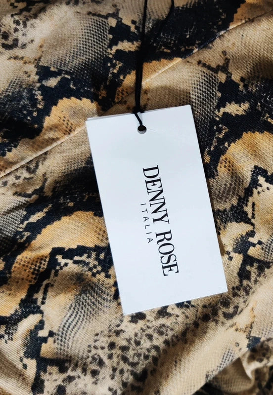 Denny Rose Vestido Python Print