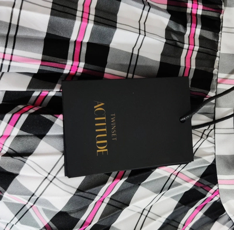 Twinset Falda Plisada Asimétrica