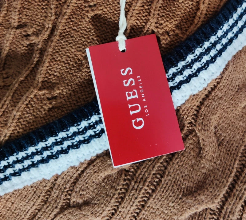 Cardigan Guess Marrón Trenzas