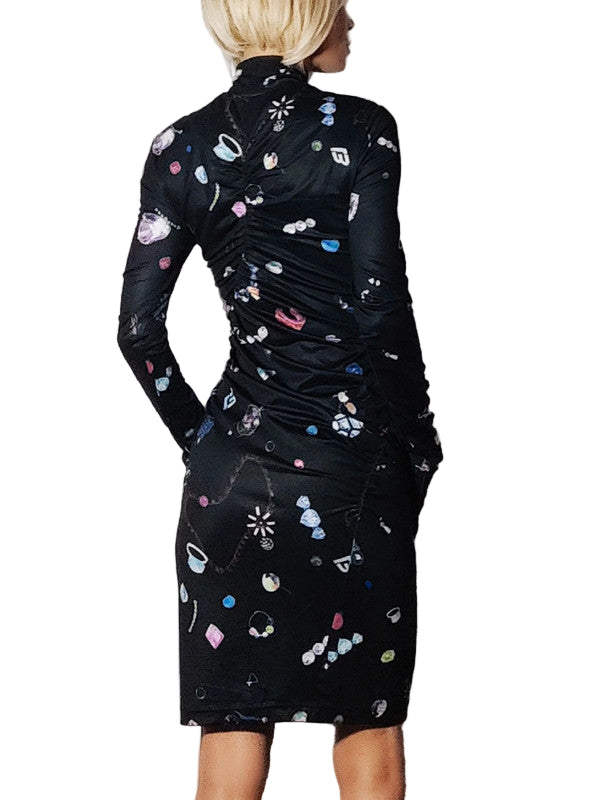 Bimba y LolaVestido Joyas Multicolor