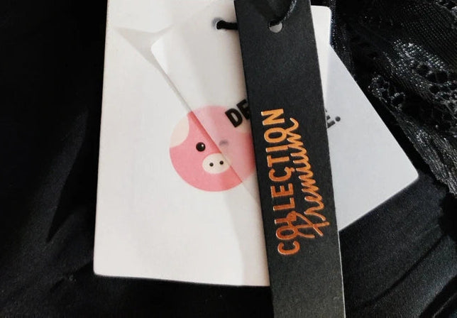 Naf Naf Vestido de Encaje Negro