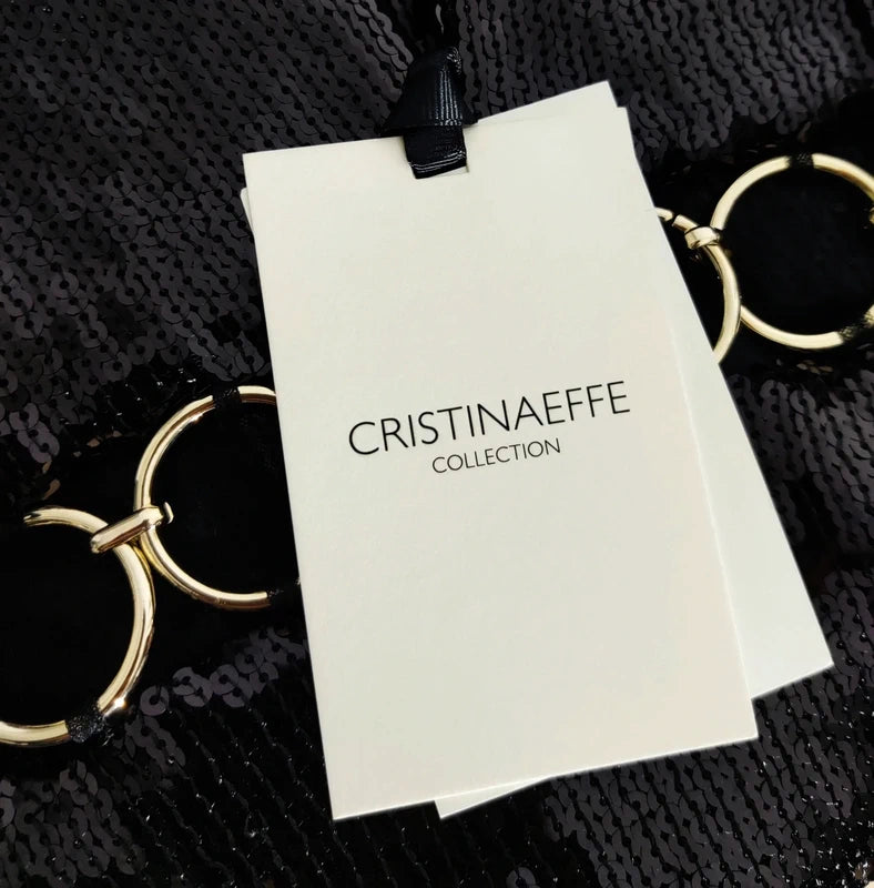 CRISTINAEFFE Vestido de fiesta  lentejuelas