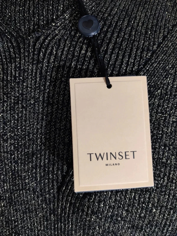 TWINSET Milano Vestido de Punto Metálico