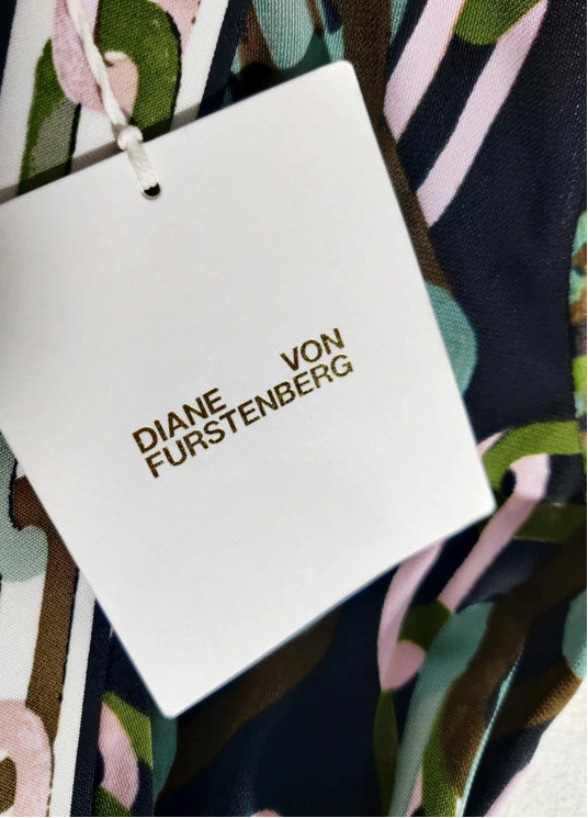 Diane von Furstenberg Vestido Cruzado Modern Chain