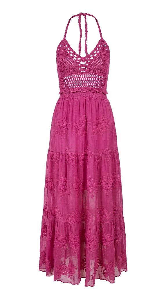 Guess Vestido Bordados con Seda