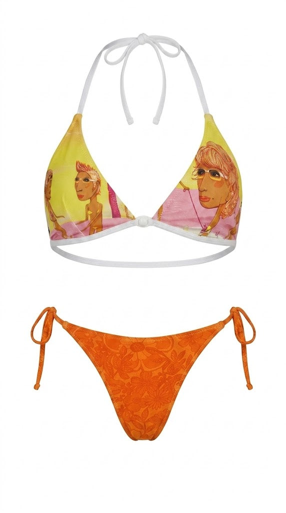 Custo Barcelona Bikini Print Multicolor