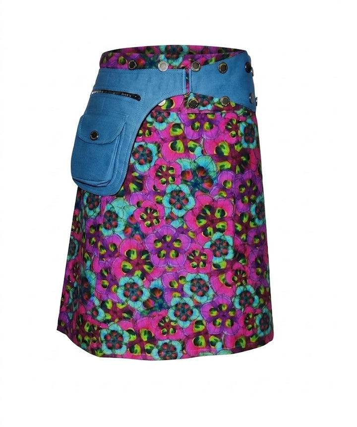 Custo Barcelona Falda Floral Psicodélica