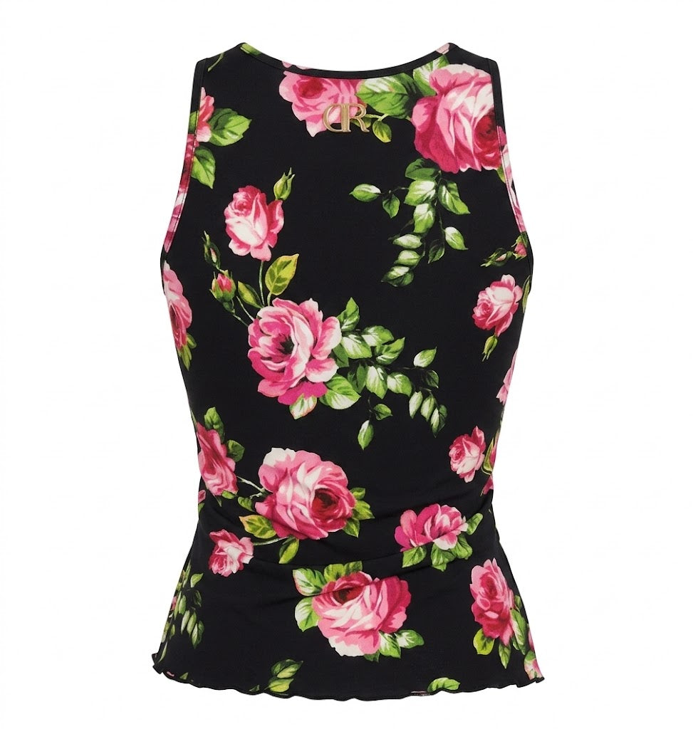 Denny Rose Top Cruzado Floral