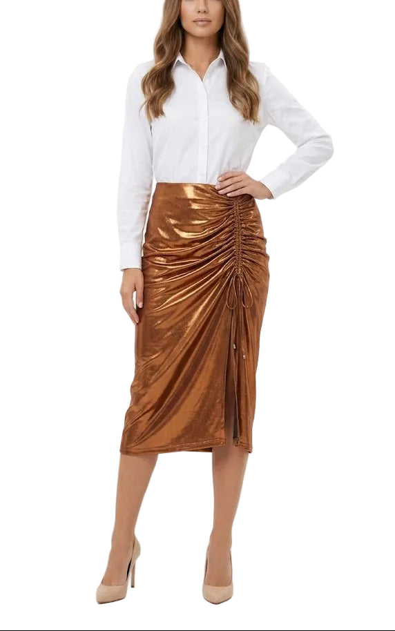 Twin Set Actitud Falda Bronce