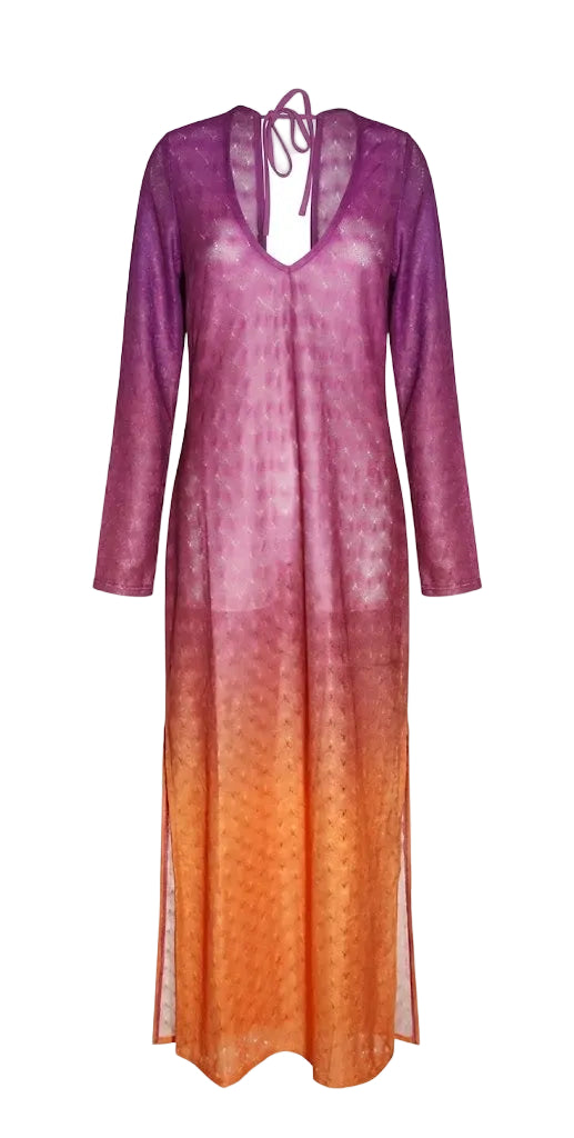 Undiz Vestido Playero Degradado Boho