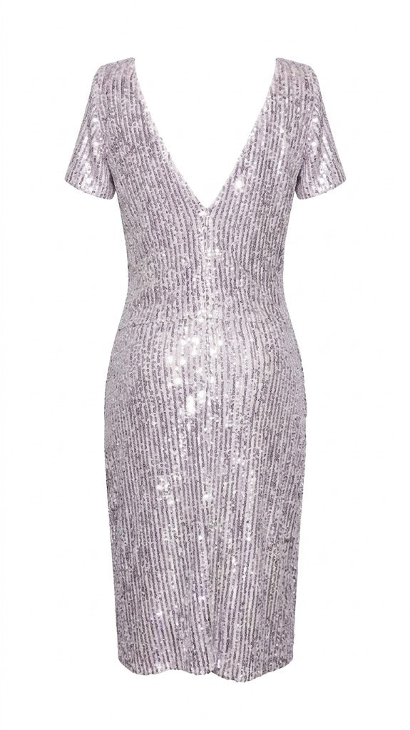 HAYA Vestido de Fiesta con Lentejuelas