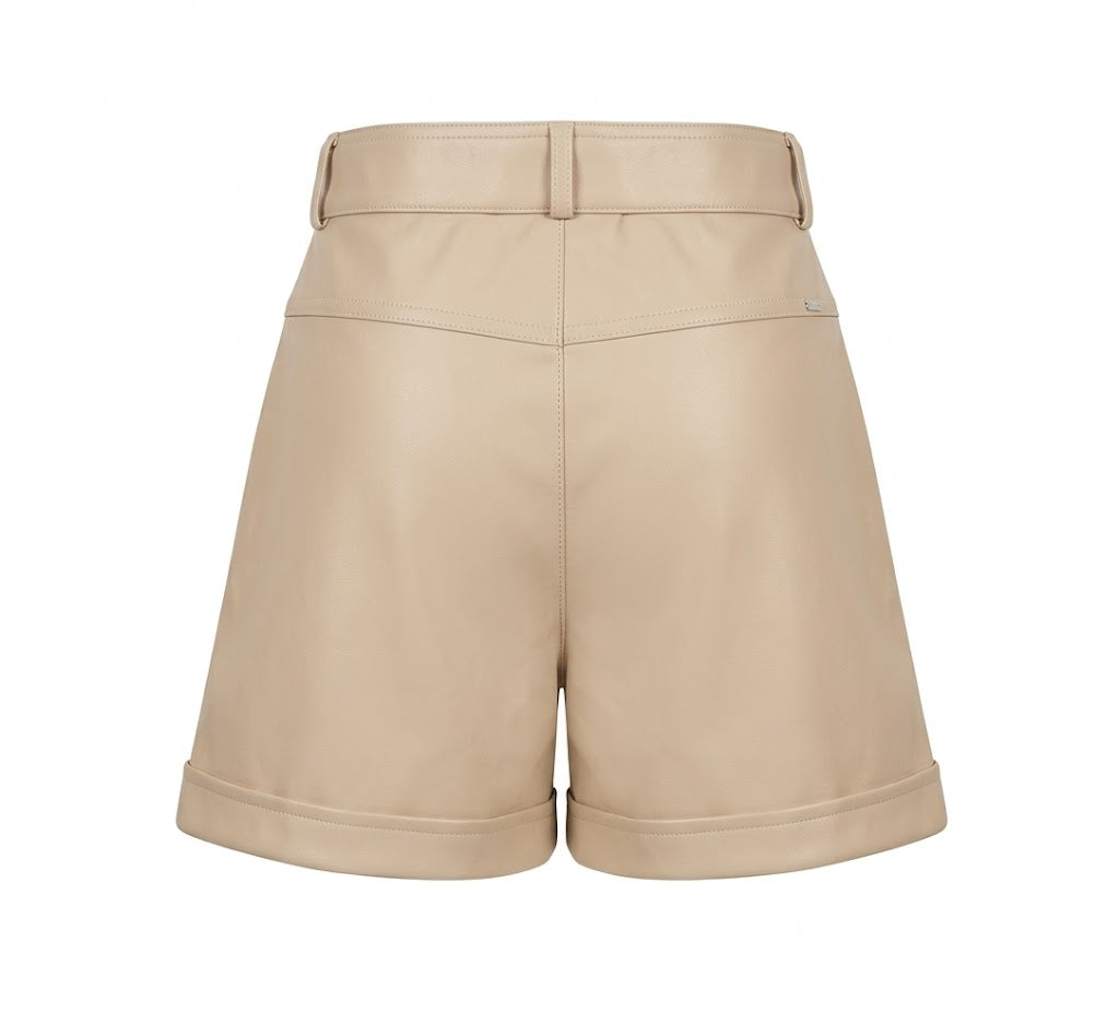 Liu Jo Shorts Efecto Cuero
