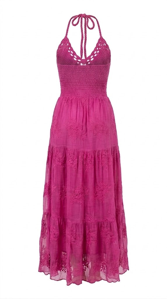 Guess Vestido Bordados con Seda