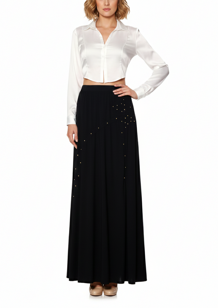 Moschino Falda larga Adornado