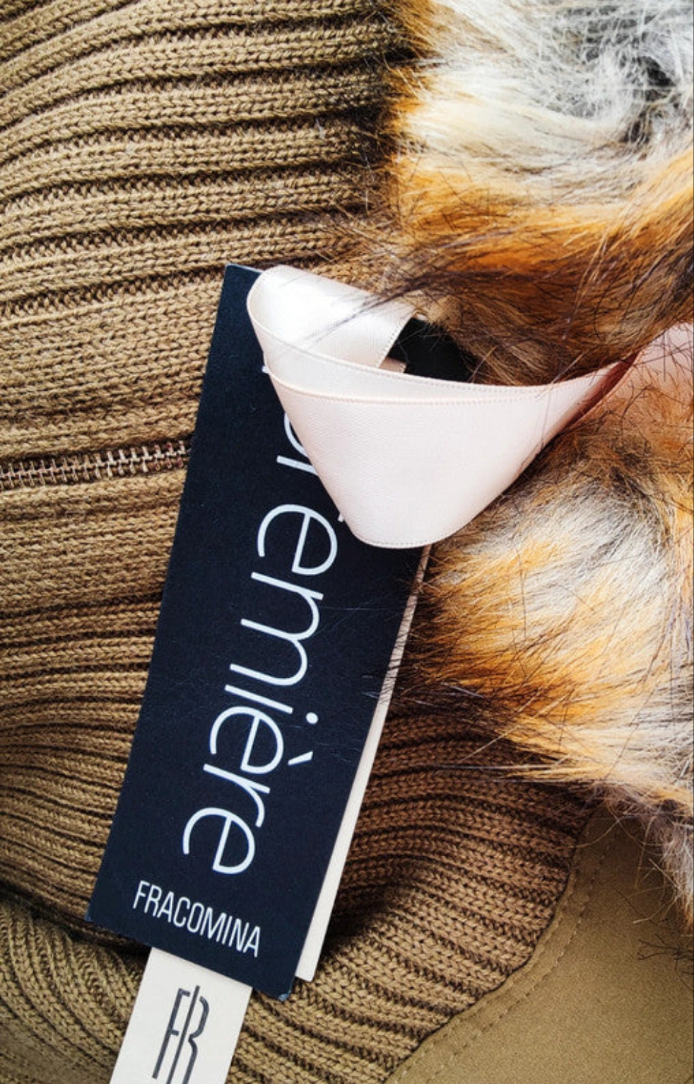 Fracomina Cardigan Militar Largo