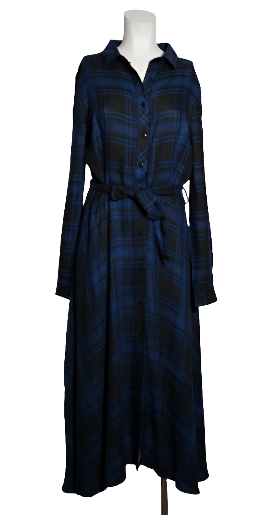 Please Vestido Camisero a Cuadros