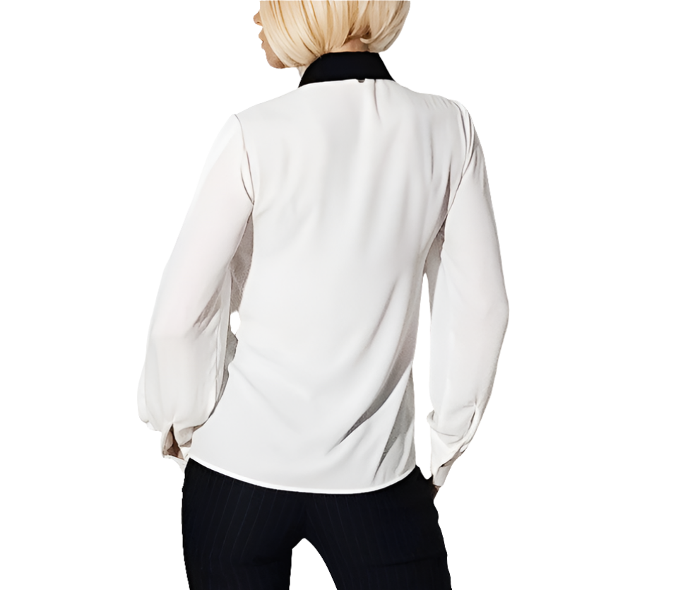 Liu Jo Camisa Blanca con Lazo