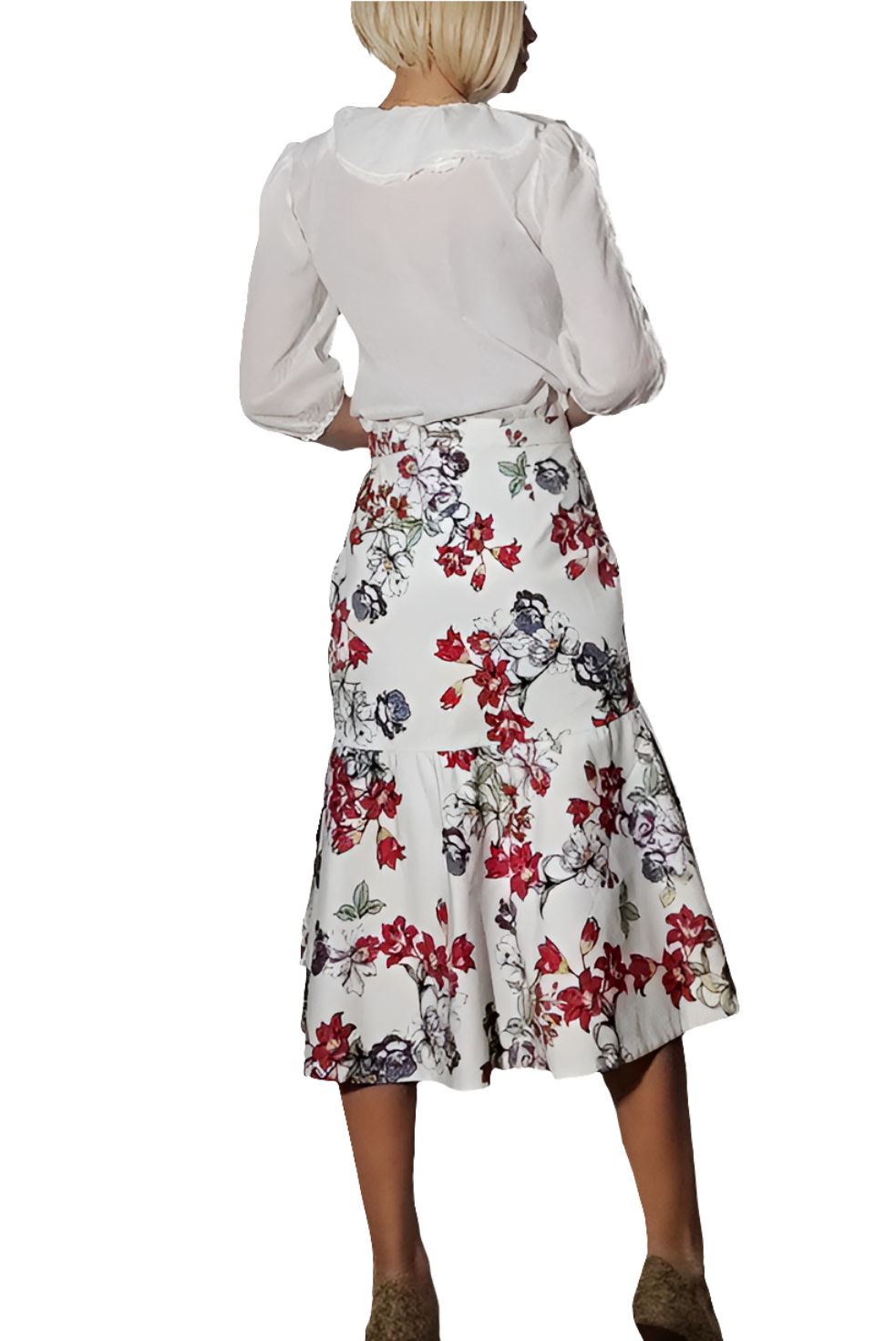 El Armario de Lulú Falda asimétrica floral