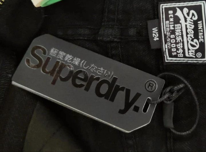 Superdry Falda Denim Parches