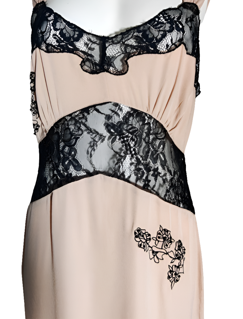 Topshop Vestido Lencero de Encaje