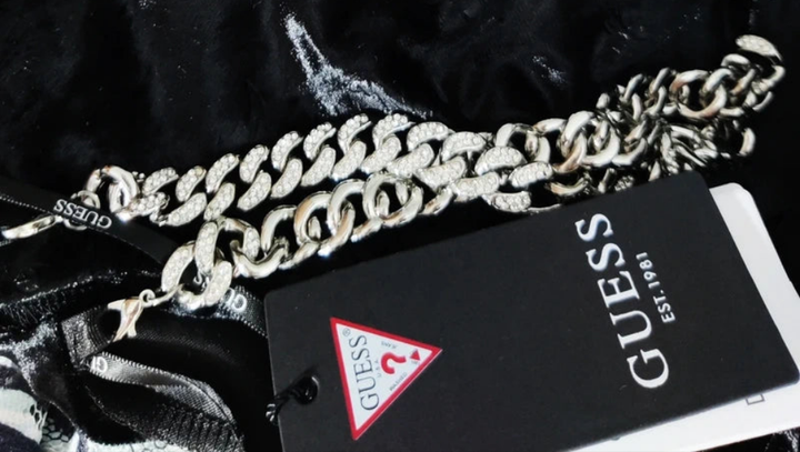 Guess Vestido Terciopelo Floral