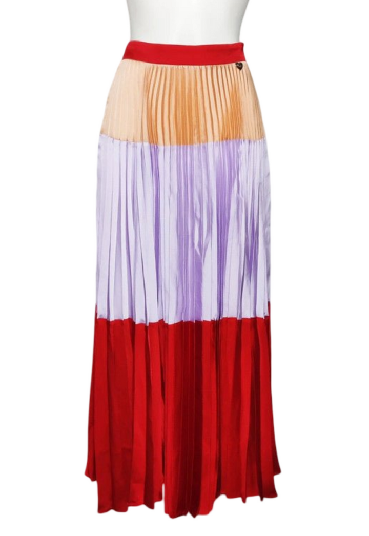 Twin Set Falda Plisada Multicolor