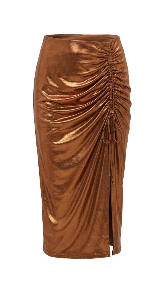 Twin Set Actitud Falda Bronce