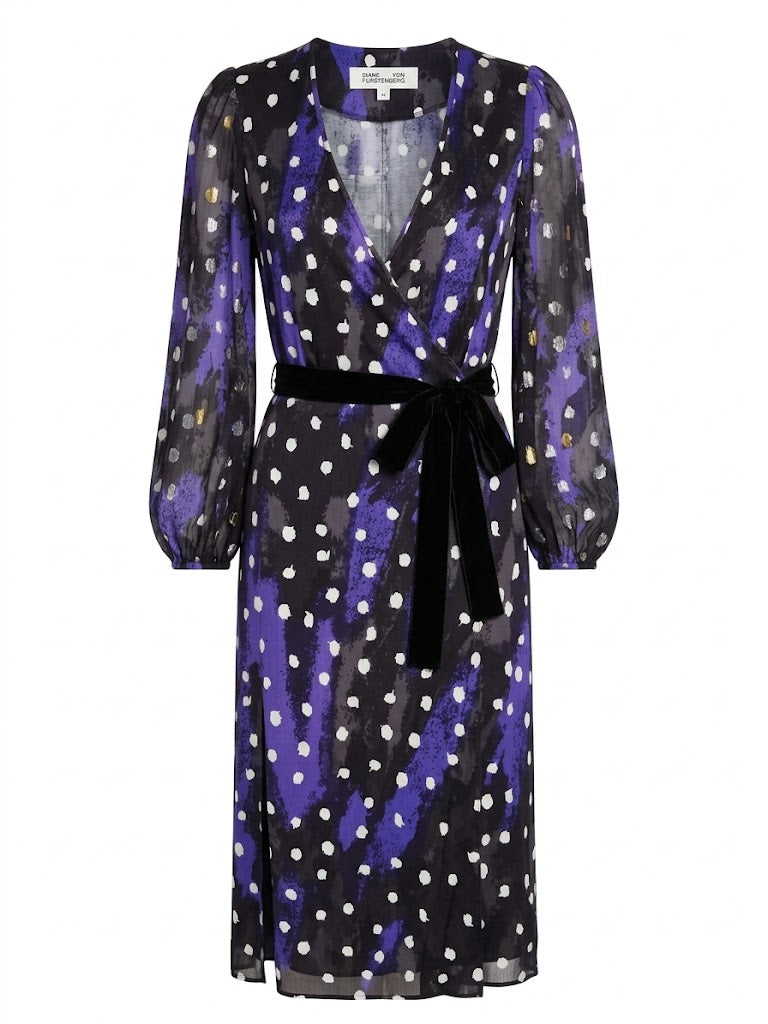 Diane von Furstenberg Rebecca Vestido Wrap Seda