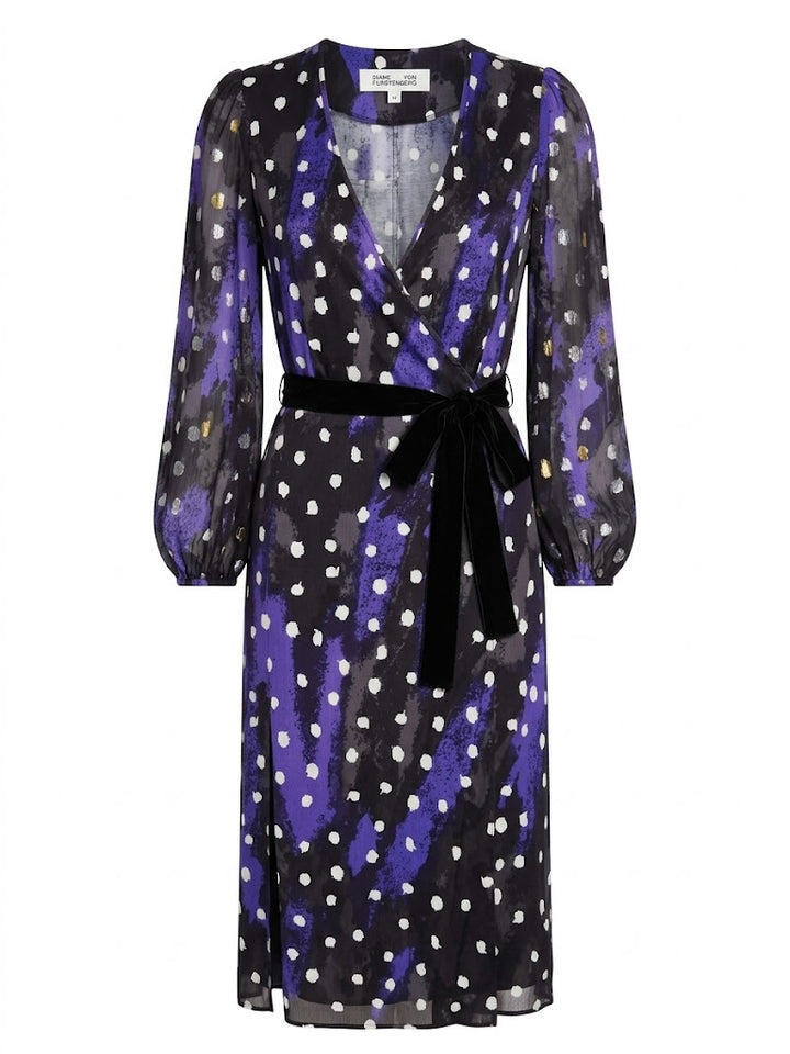 Diane von Furstenberg Rebecca Vestido Wrap Seda