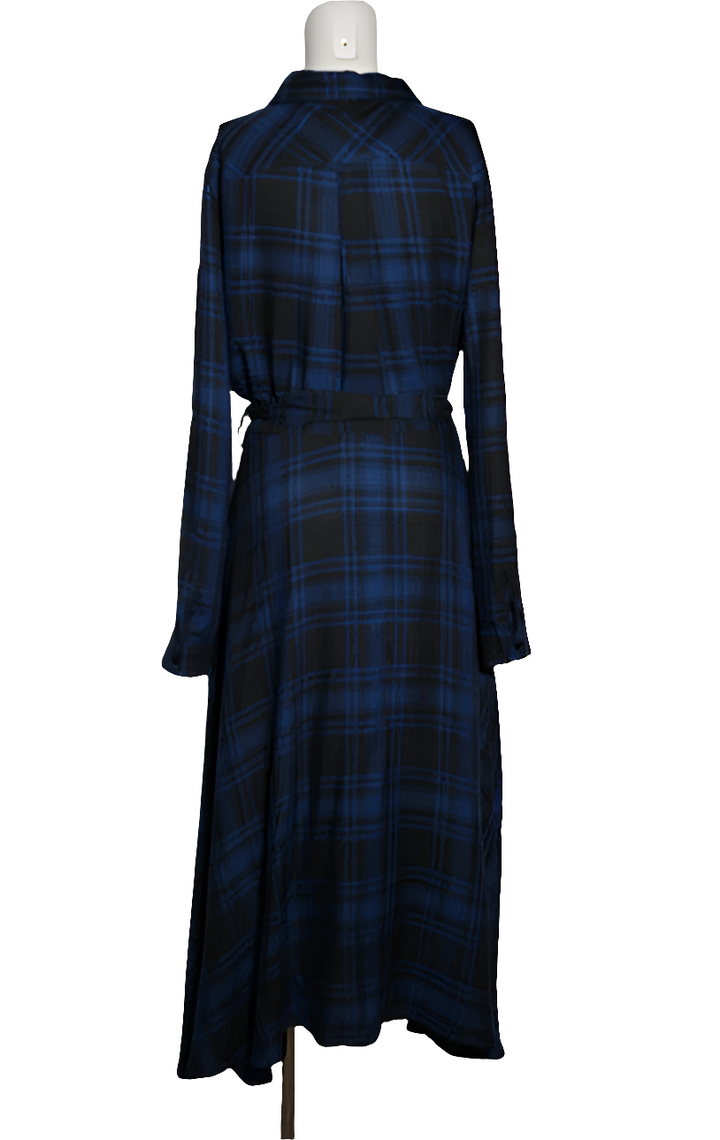 Please Vestido Camisero a Cuadros