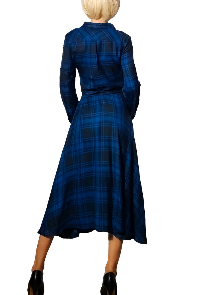 Please Vestido Camisero a Cuadros