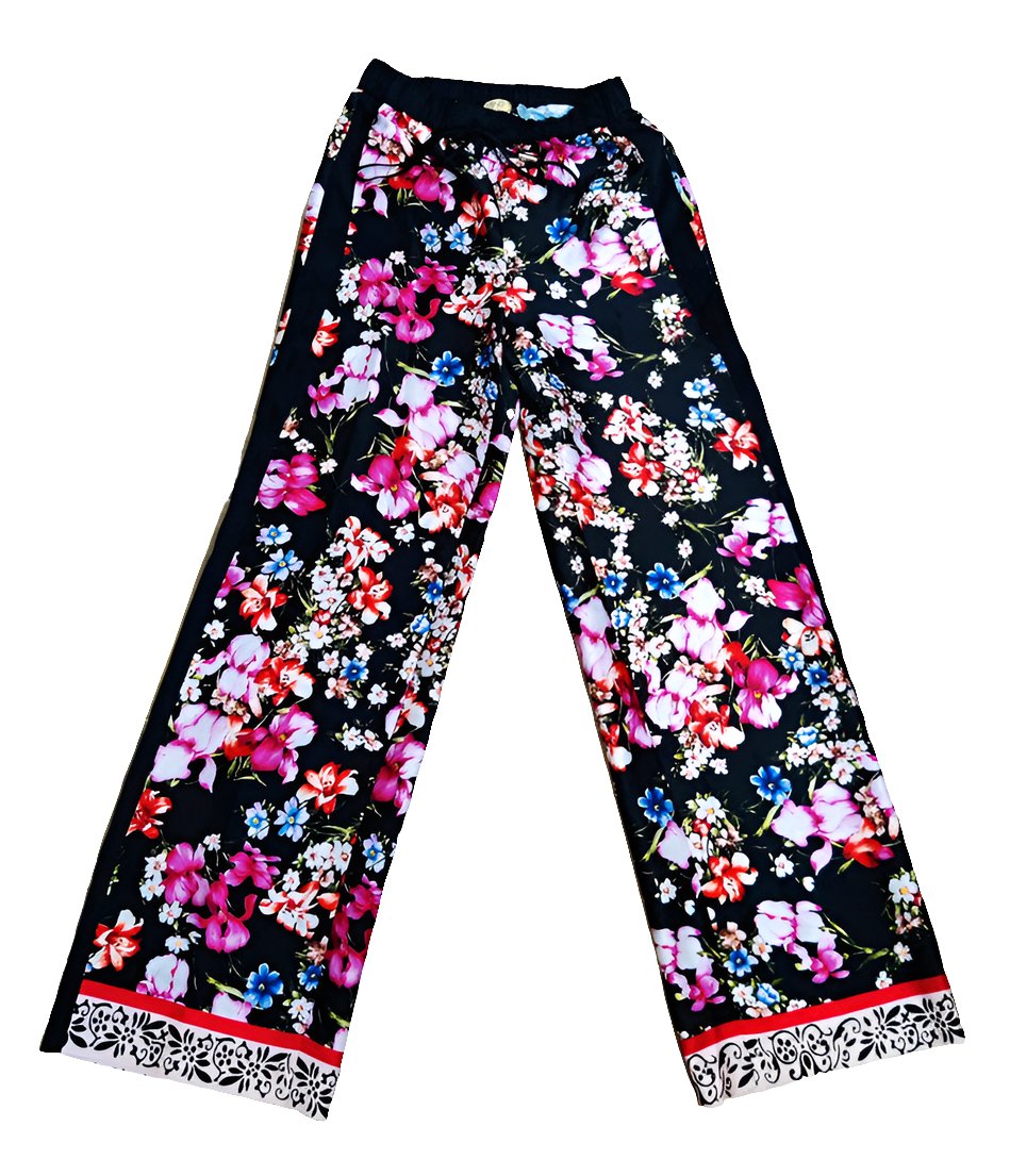 Liu Jo Pantalón Floral Raso