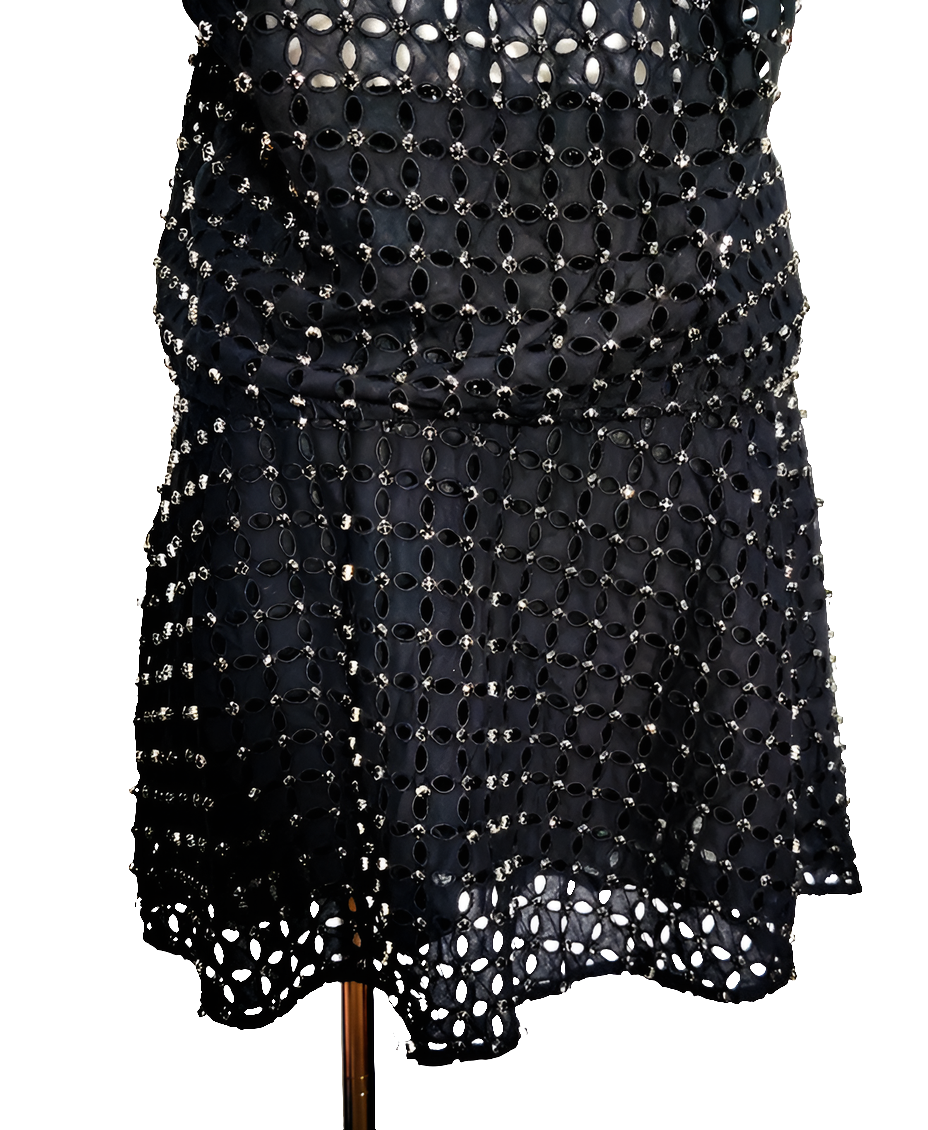 Michael Michael Kors Falda Calada con Pedrerías