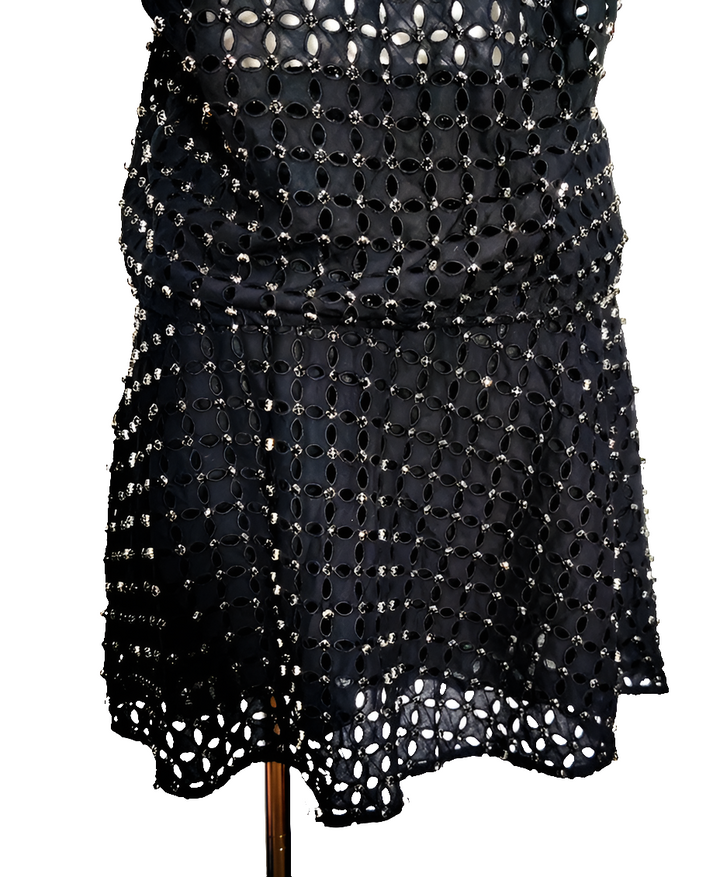 Michael Michael Kors Falda Calada con Pedrerías